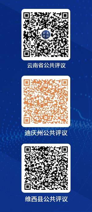 云南省公共评议、迪庆州公共评议、维西县公共评议