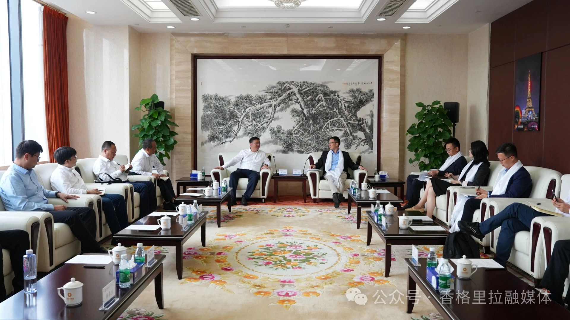 黄龙新率队赴广东深圳回访中国旅游集团，对接定点帮扶工作