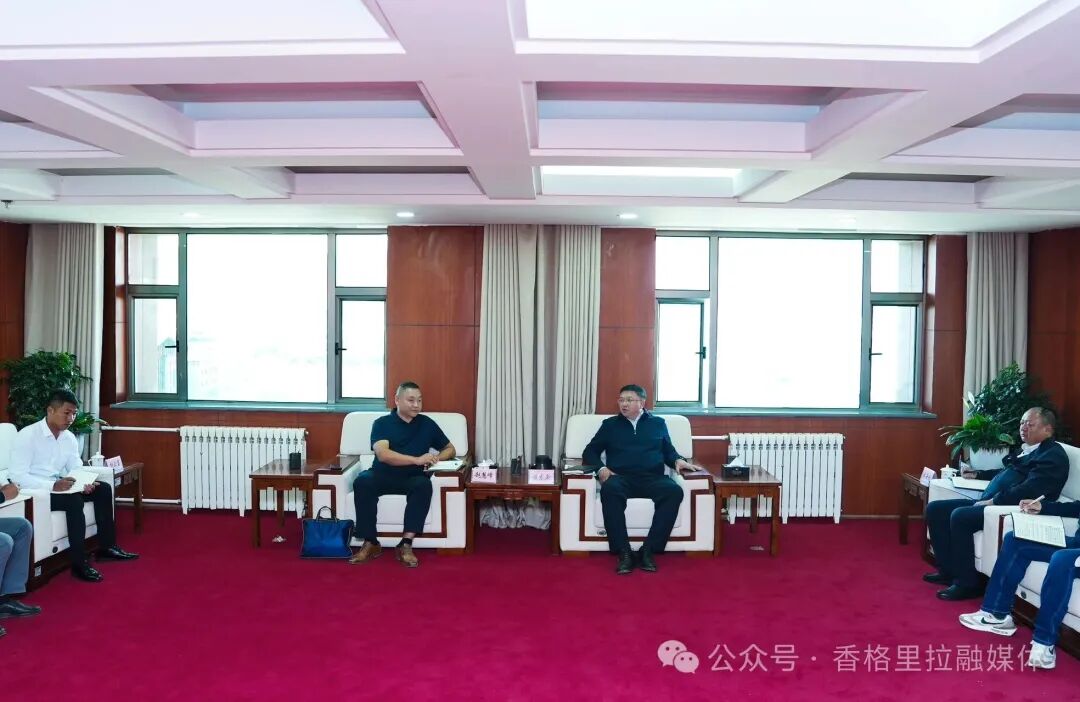 黄龙新与有关企业会面座谈 深化政企对接 共谋合作发展